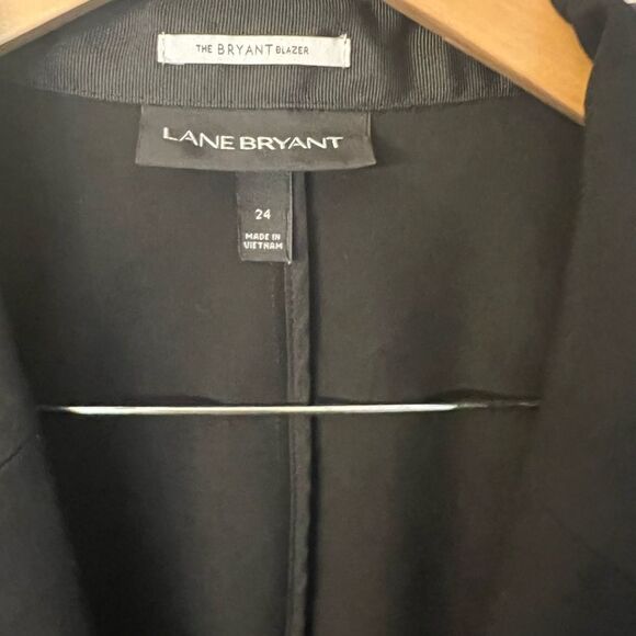 Lane Bryant Black Women's Blazer Coat size 24 - Picture 3 of 7